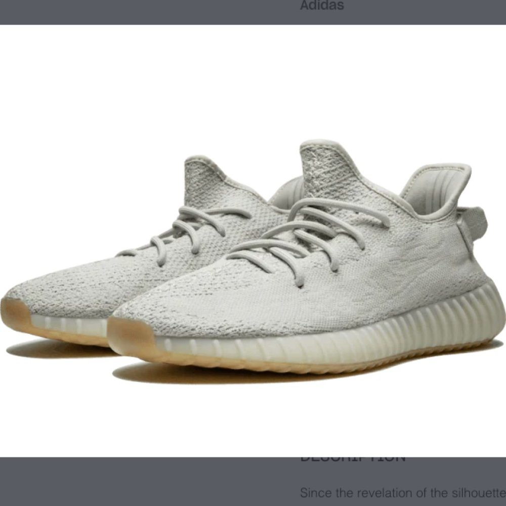 Adidas Yeezy Boost 350 V2 Sesame - Mens sz 7/Womens sz 8.5